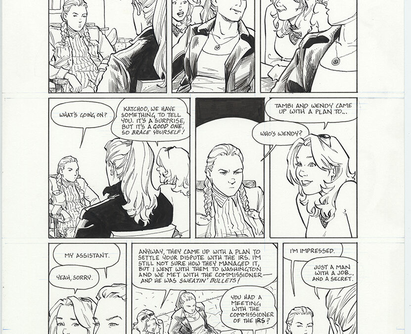 Strangers In Paradise Issue 90 Page 14 Original Art