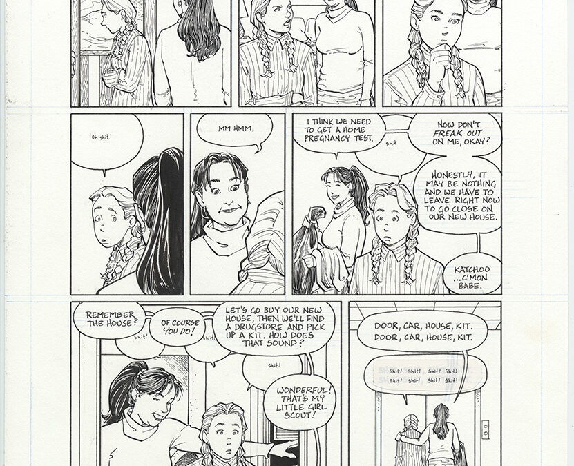 Strangers In Paradise Issue 90 Page 3 Original Art