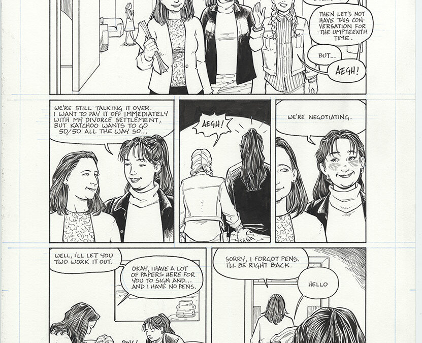 Strangers In Paradise Issue 90 Page 4 Original Art